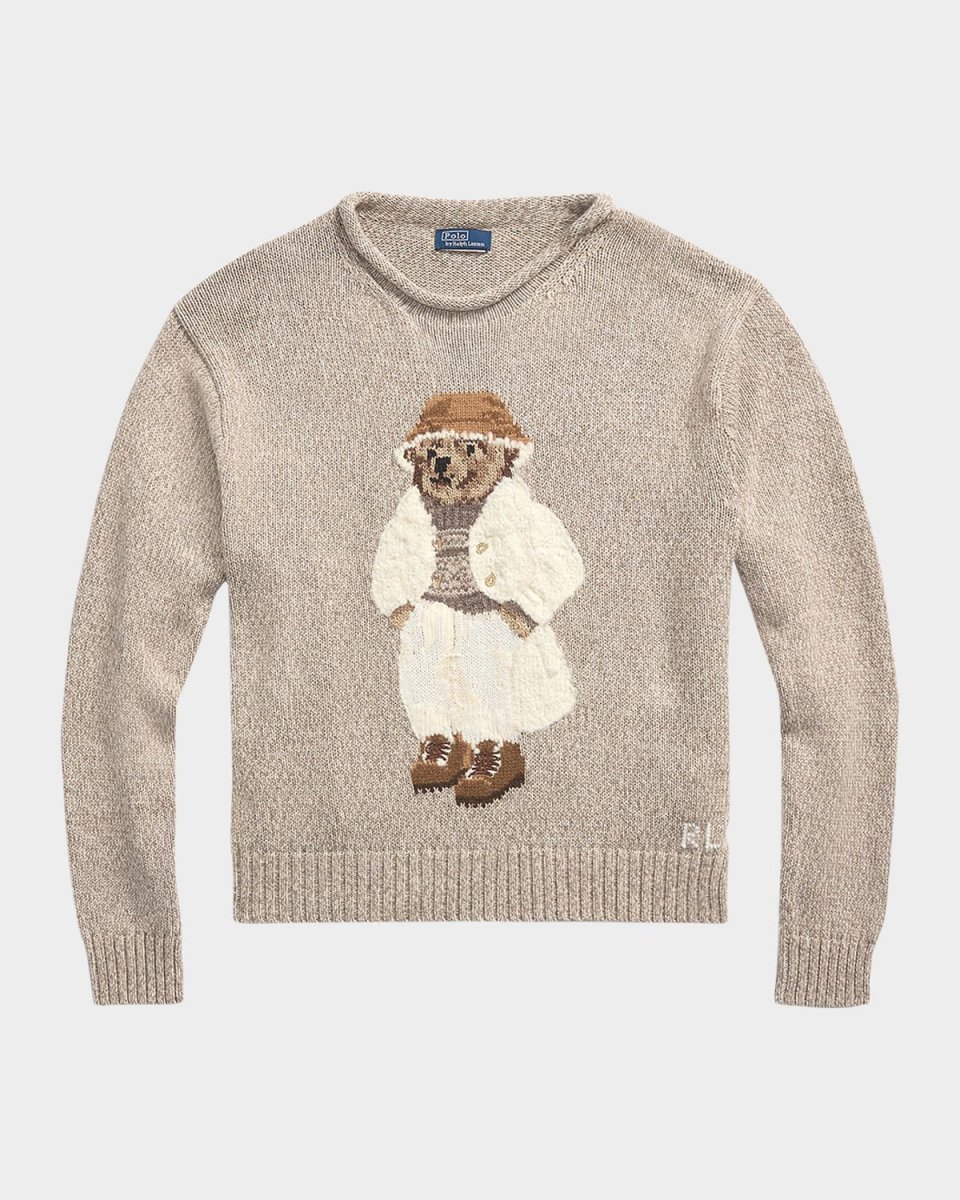 Polo Bear Cotton Roll-Neck Sweat